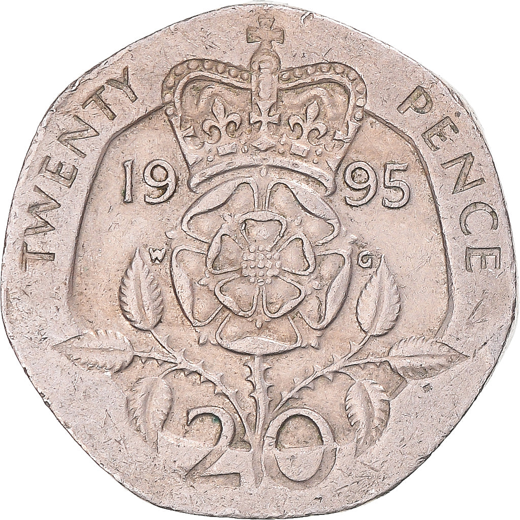 Munten, Groot Bretagne, 20 Pence, 1995