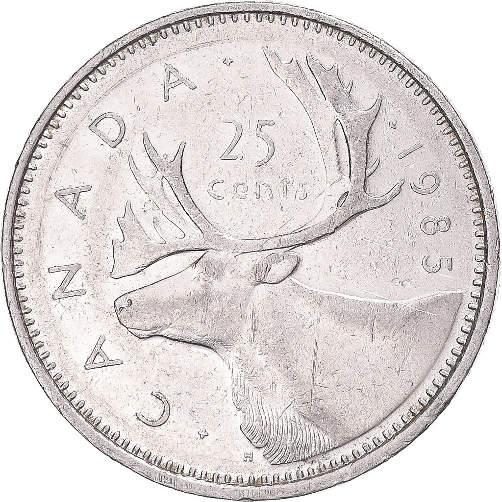 Moneta, Canada, 25 Cents, 1985