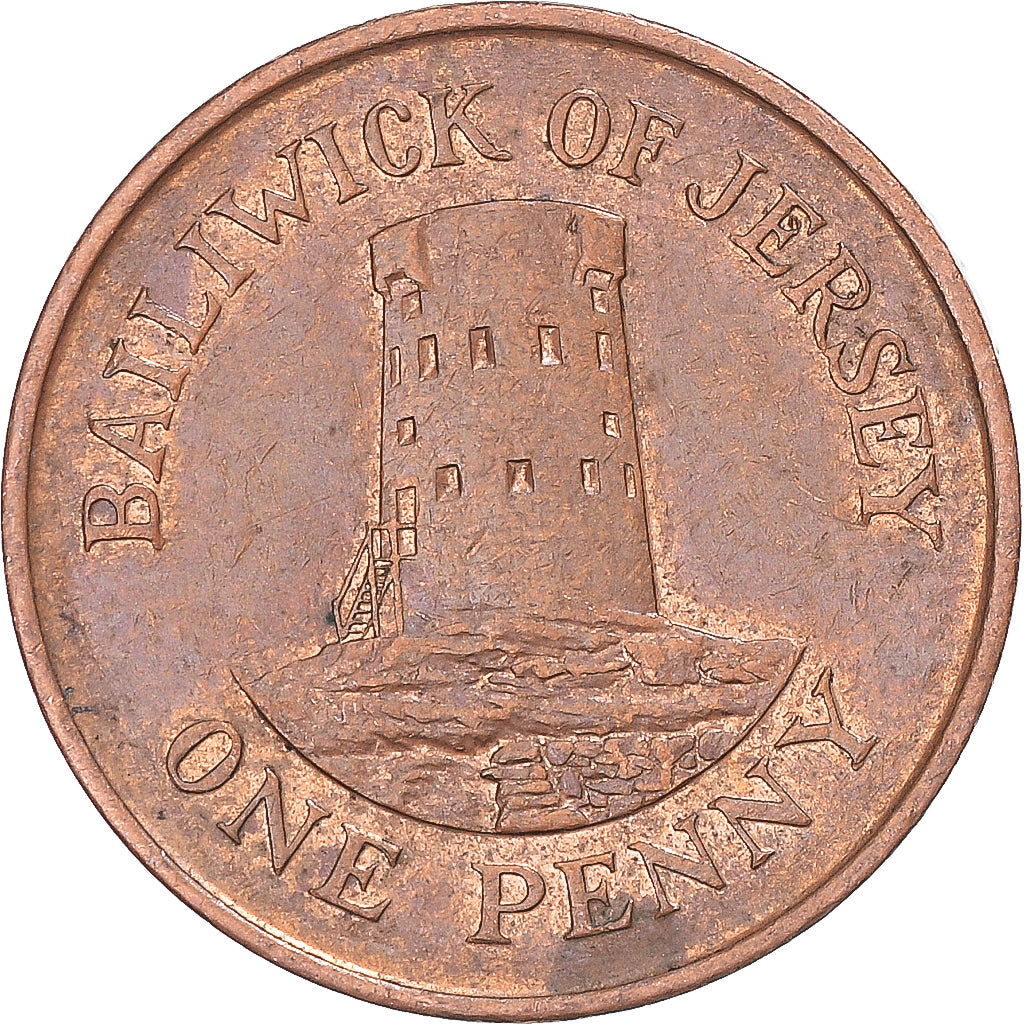 Münze, Jersey, Penny, 1994
