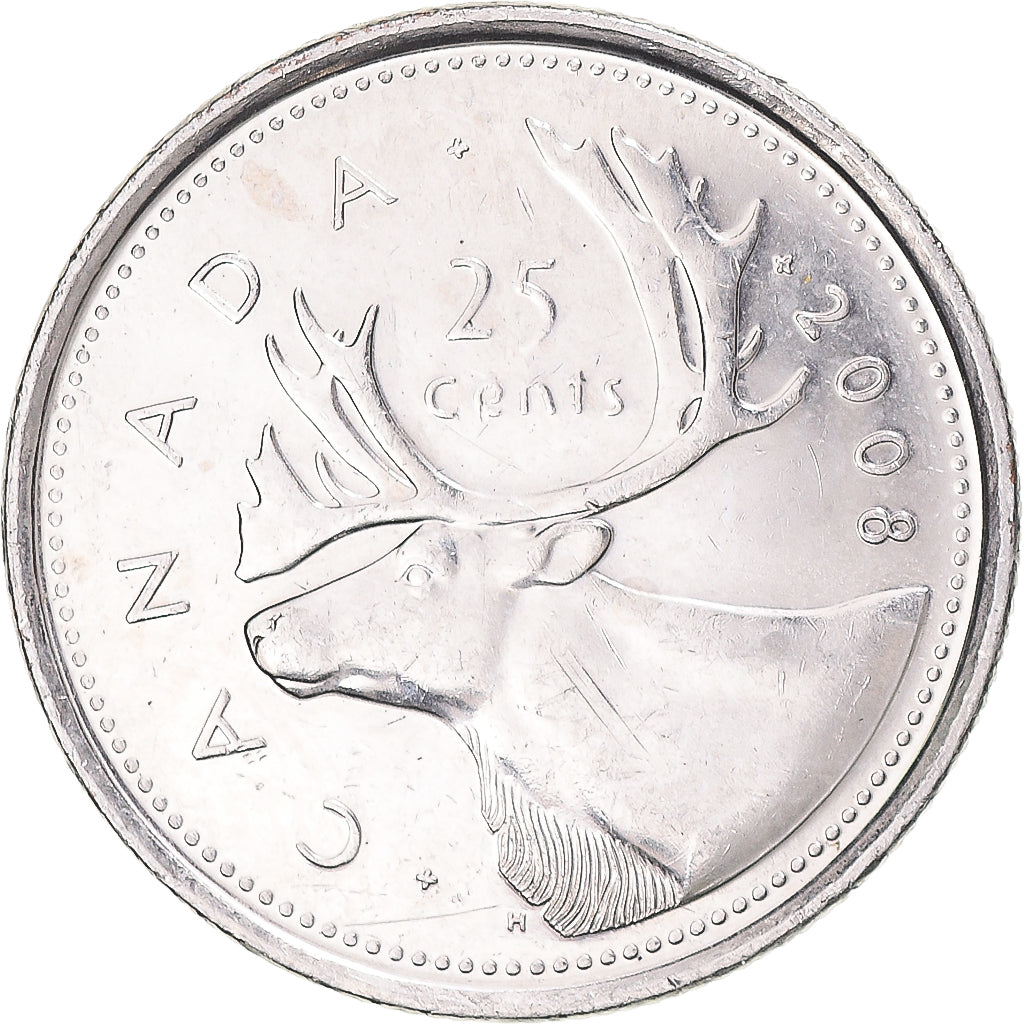 Moneta, Canada, 25 Cents, 2008