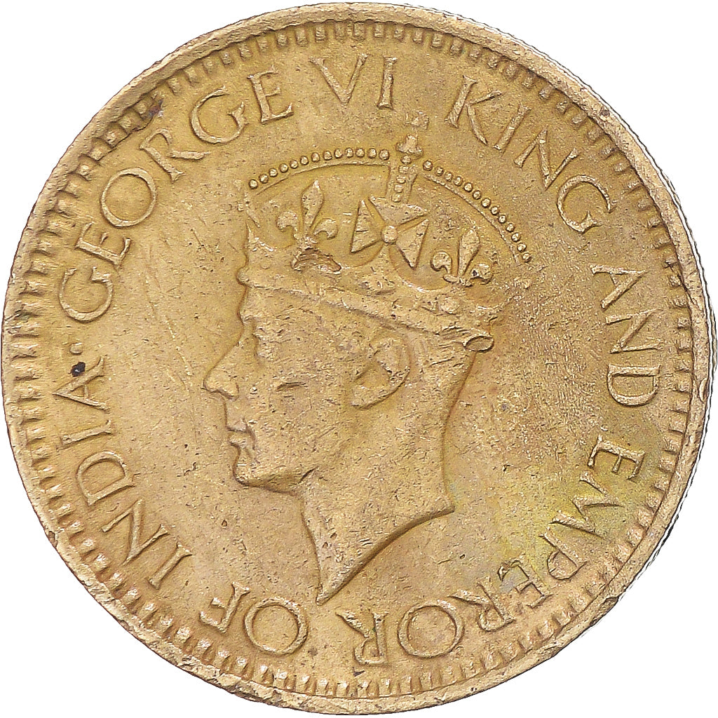 Munten, Ceylon, 25 Cents, 1943