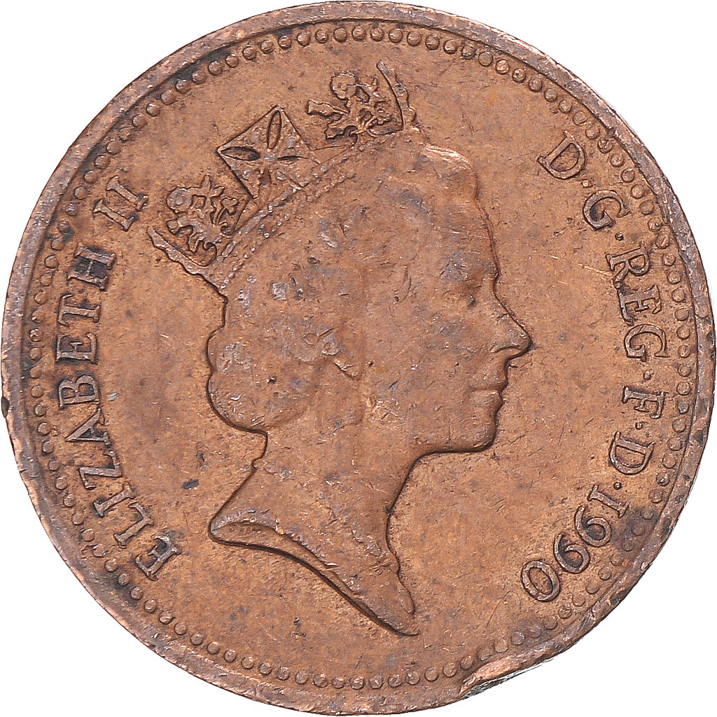 Coin, Great Britain, Penny, 1990