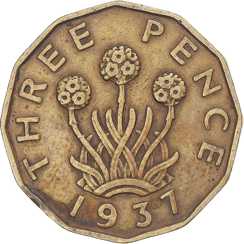 Moneta, Wielka Brytania, 3 Pence, 1937
