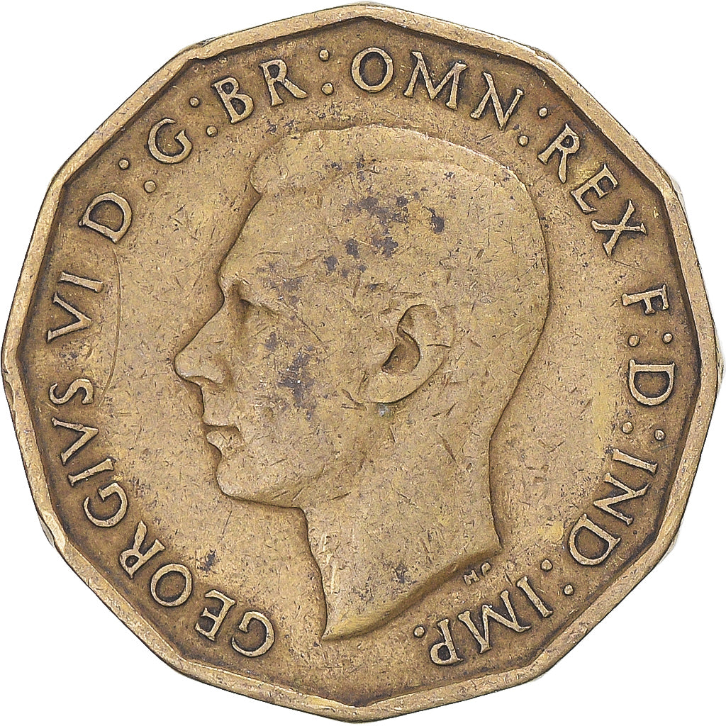 Monnaie, Grande-Bretagne, 3 Pence, 1940