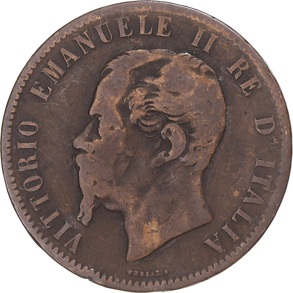Münze, Italien, 10 Centesimi, 1862