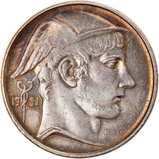 Moneda, Bélgica, Baudouin I, 20 Francs, 20 Frank, 1951, Brussels, MBC, Plata