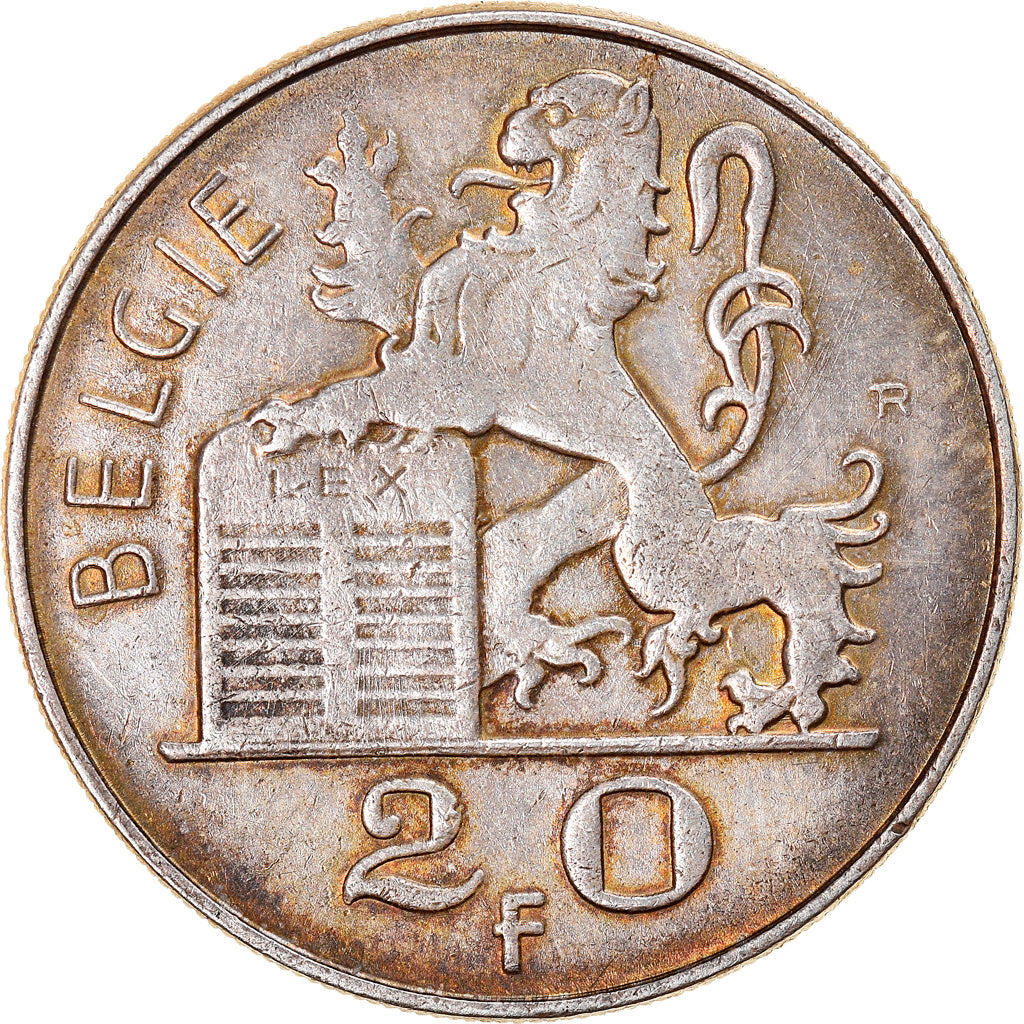 Coin, Belgium, Baudouin I, 20 Francs, 20 Frank, 1951, Brussels, EF(40-45)