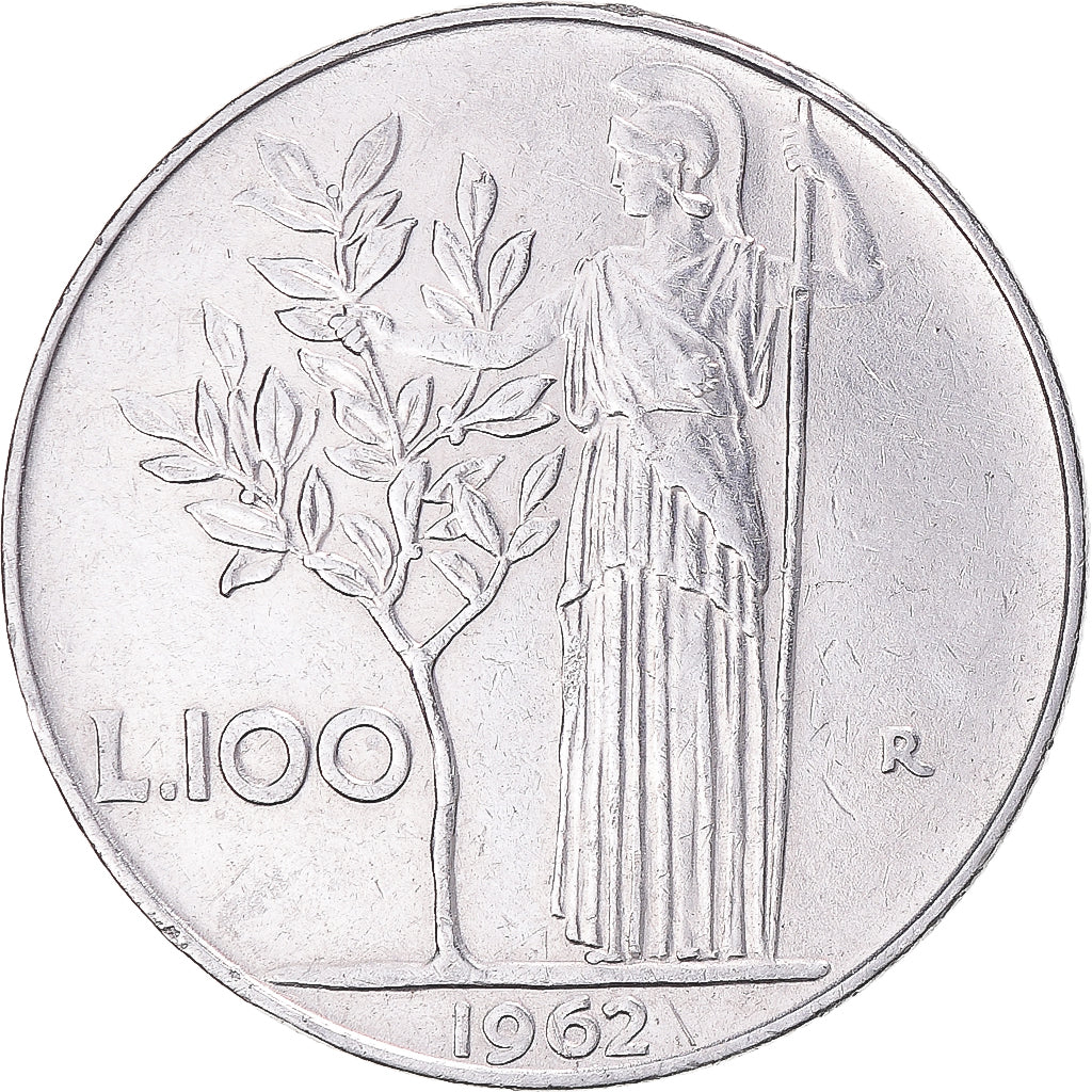 Moneta, Italia, 100 Lire, 1962