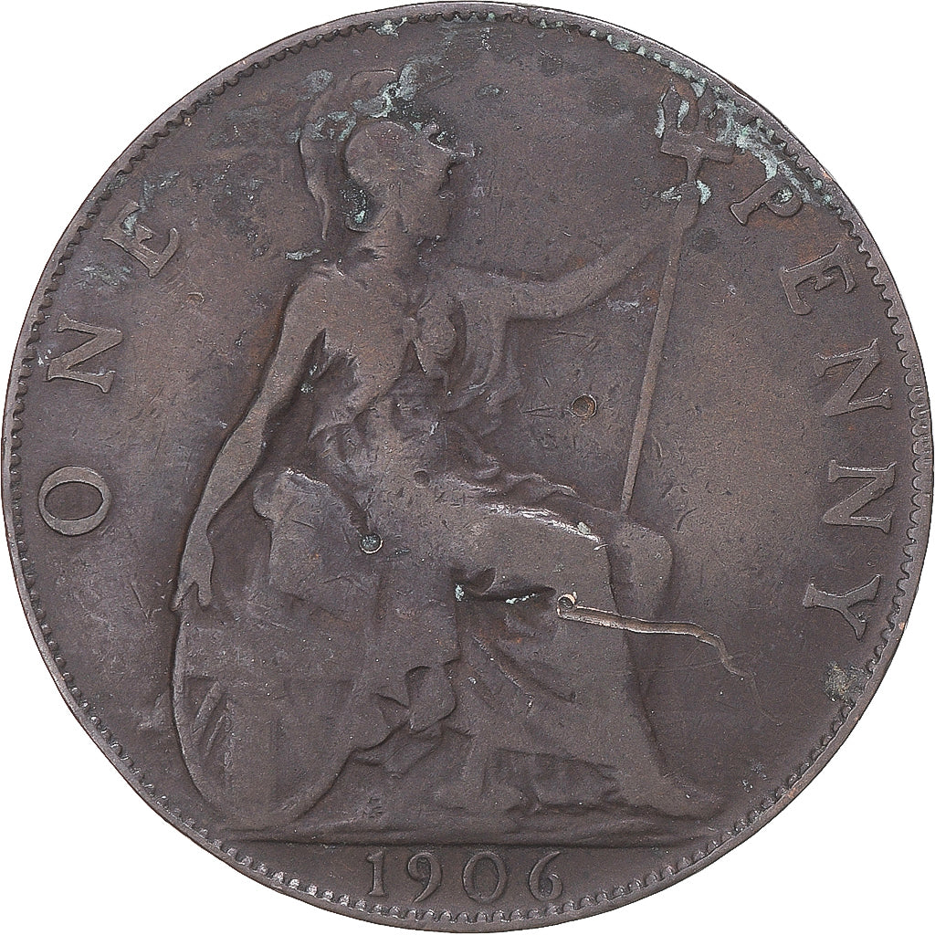 Coin, Great Britain, Penny, 1906
