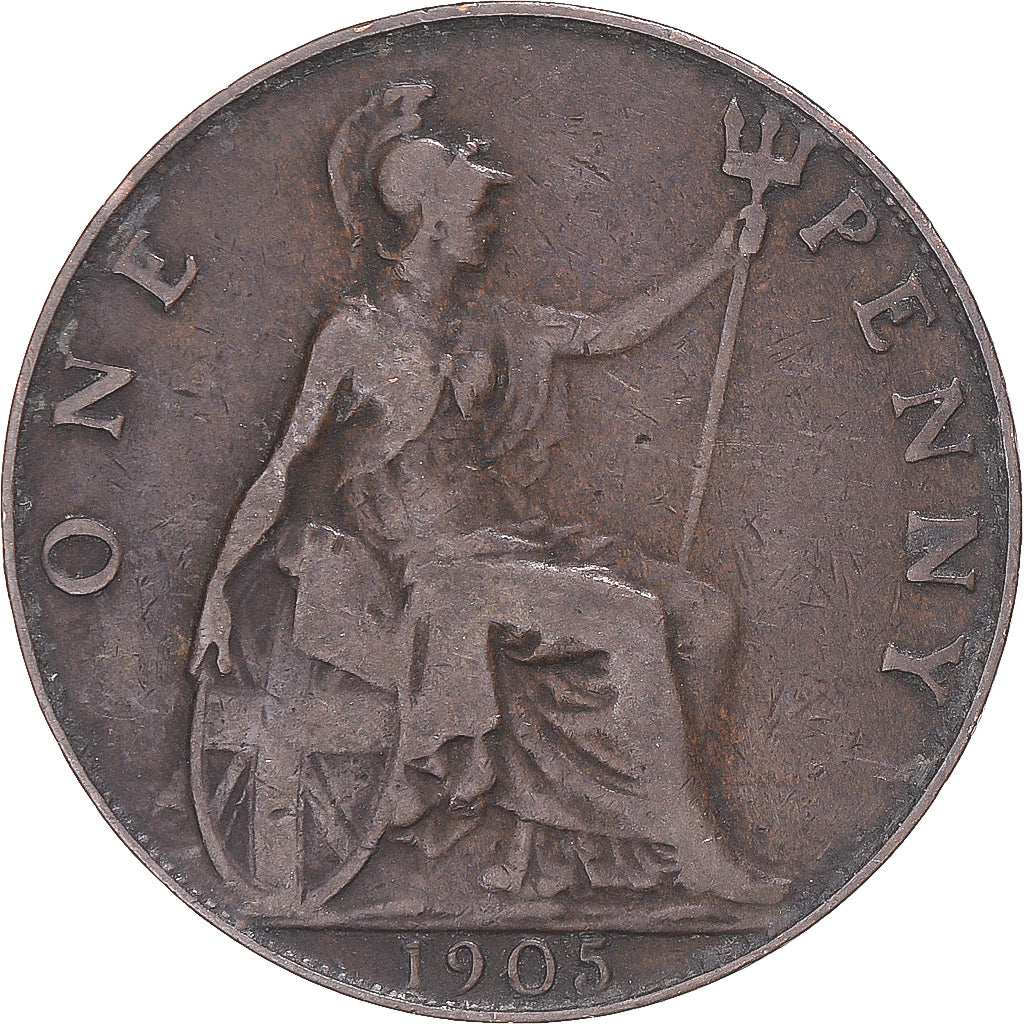 Münze, Großbritannien, Penny, 1905