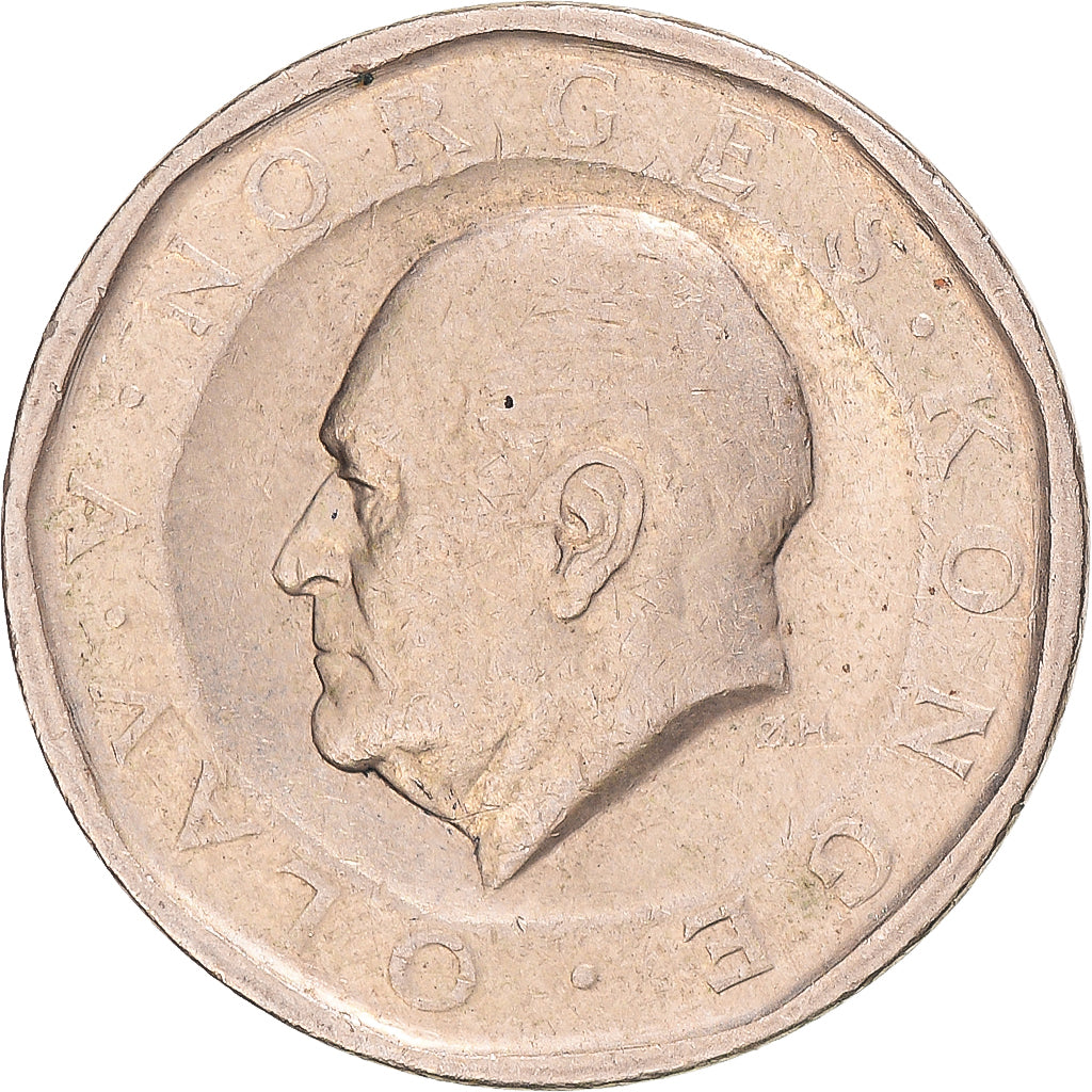 Munten, Noorwegen, 10 Kroner, 1983