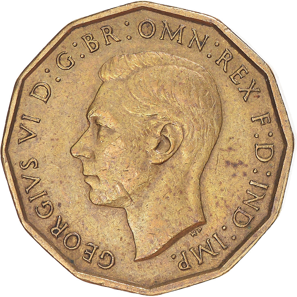 Monnaie, Grande-Bretagne, 3 Pence, 1941