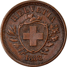 Coin, Switzerland, Rappen, 1882, Bern, EF(40-45), Bronze, KM:3.1