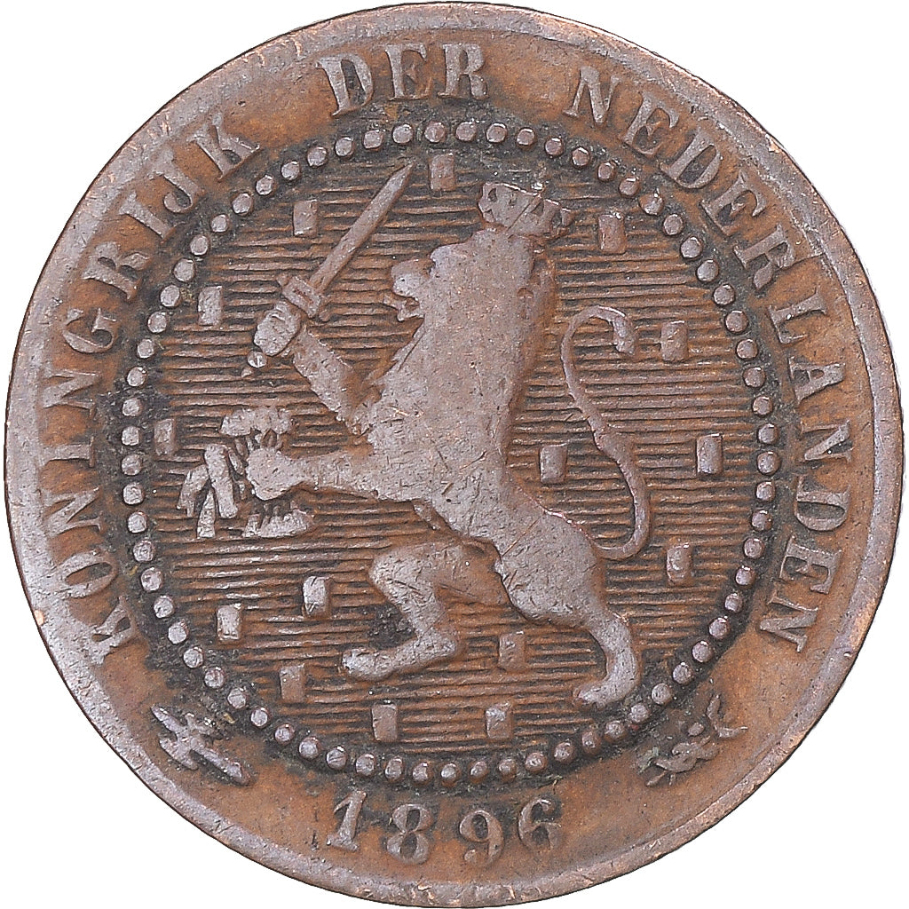 Moeda, Países Baixos, Cent, 1896
