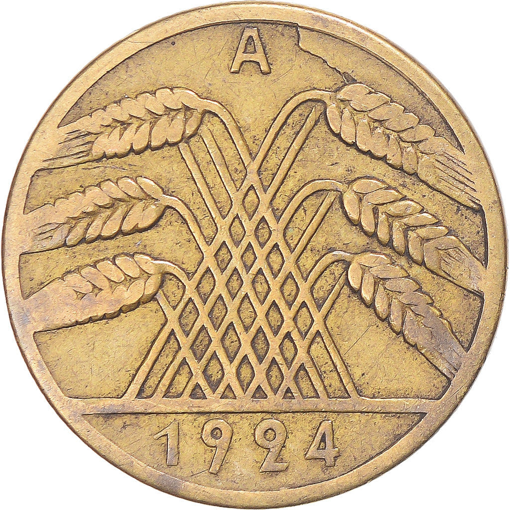 Munten, Duitsland, 10 Rentenpfennig, 1924