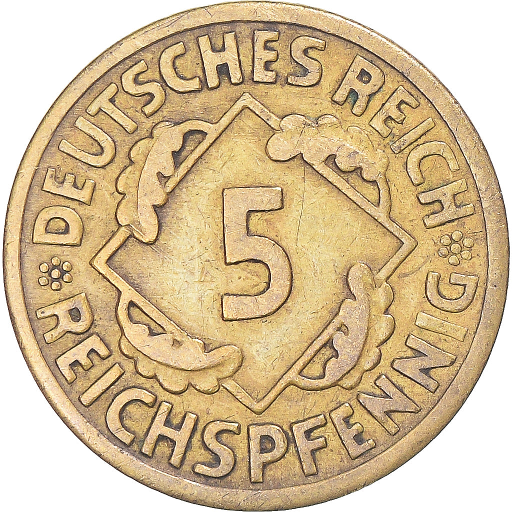 Münze, Deutschland, 5 Reichspfennig, 1925