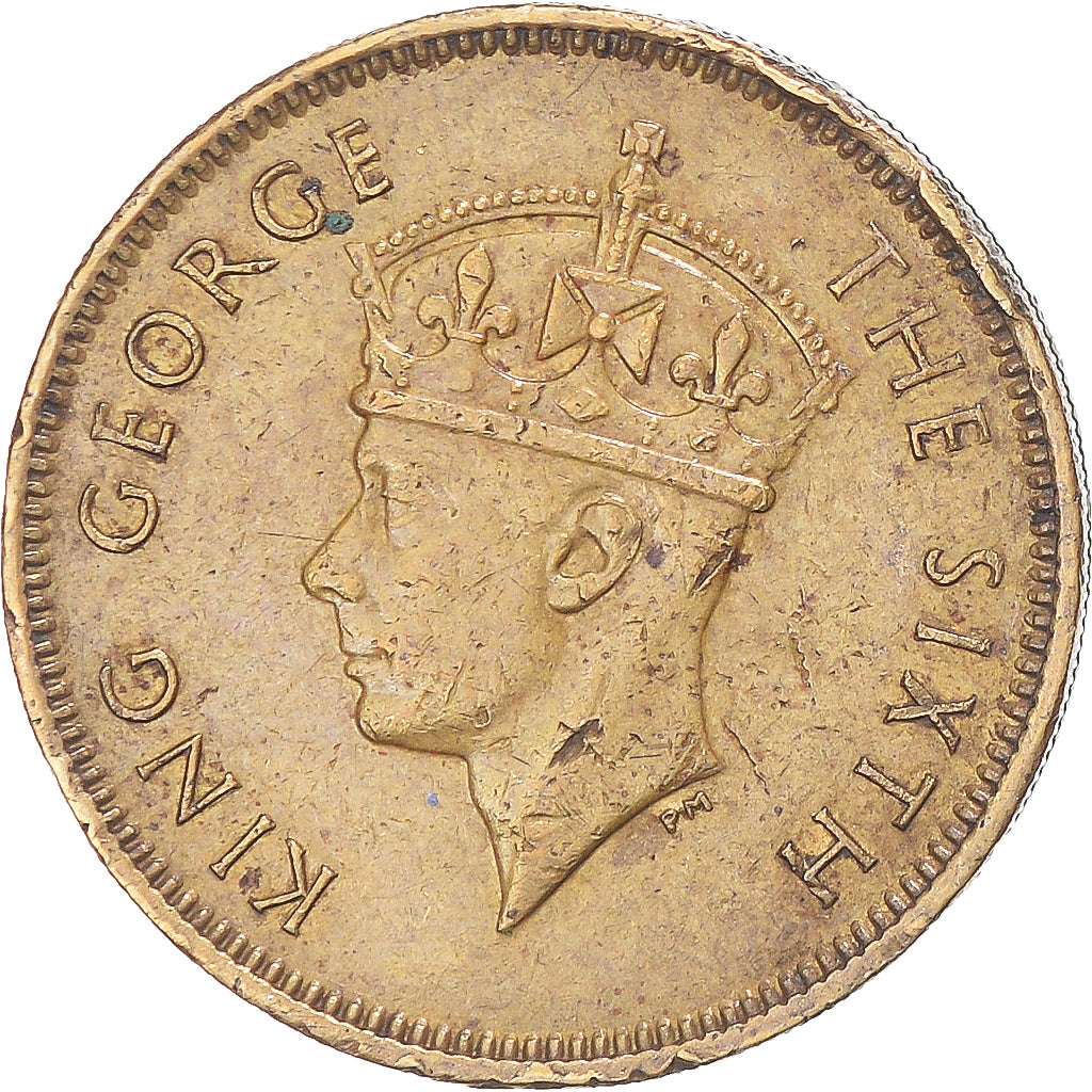 Coin, Hong Kong, 10 Cents, 1948