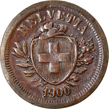 Coin, Switzerland, Rappen, 1900, Bern, EF(40-45), Bronze, KM:3.1