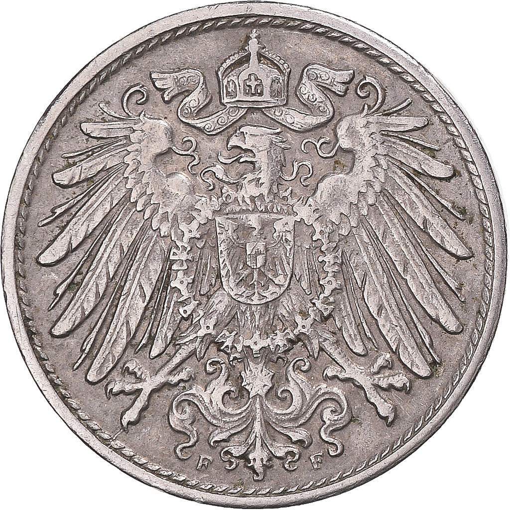 Moeda, Alemanha, 10 Pfennig, 1912