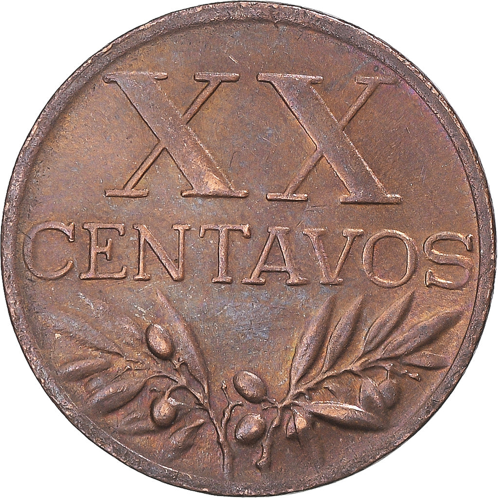 Moneta, Portugal, 20 Centavos, 1959