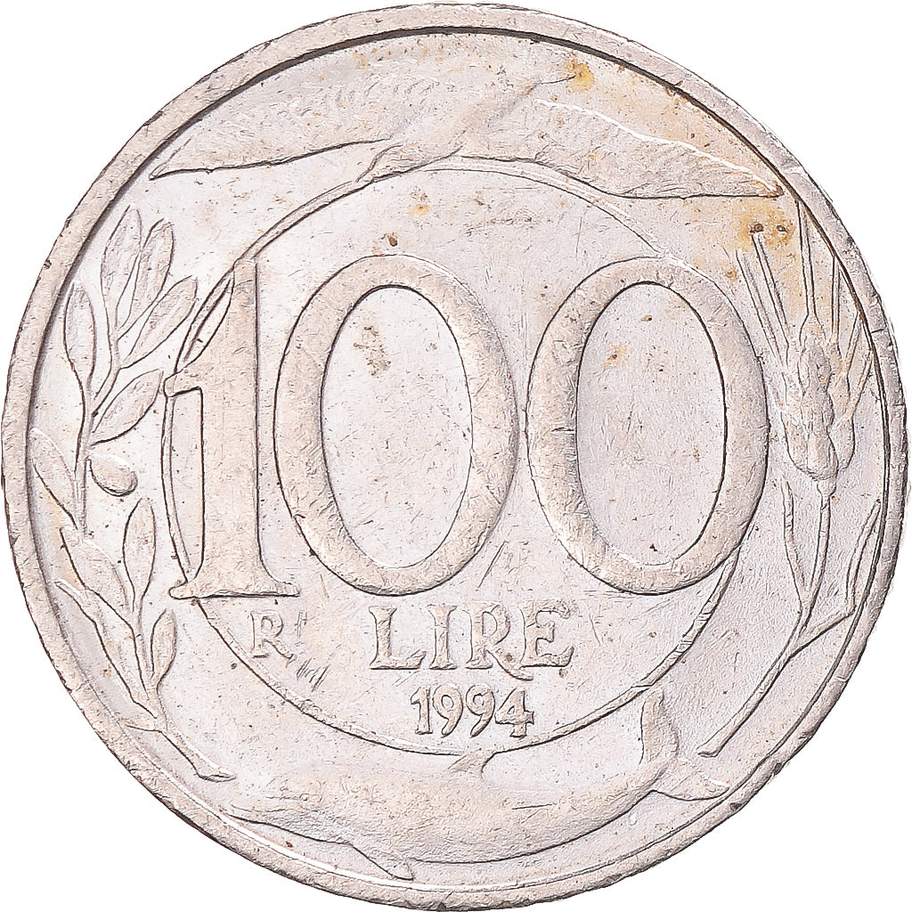 Moneda, Italia, 100 Lire, 1994