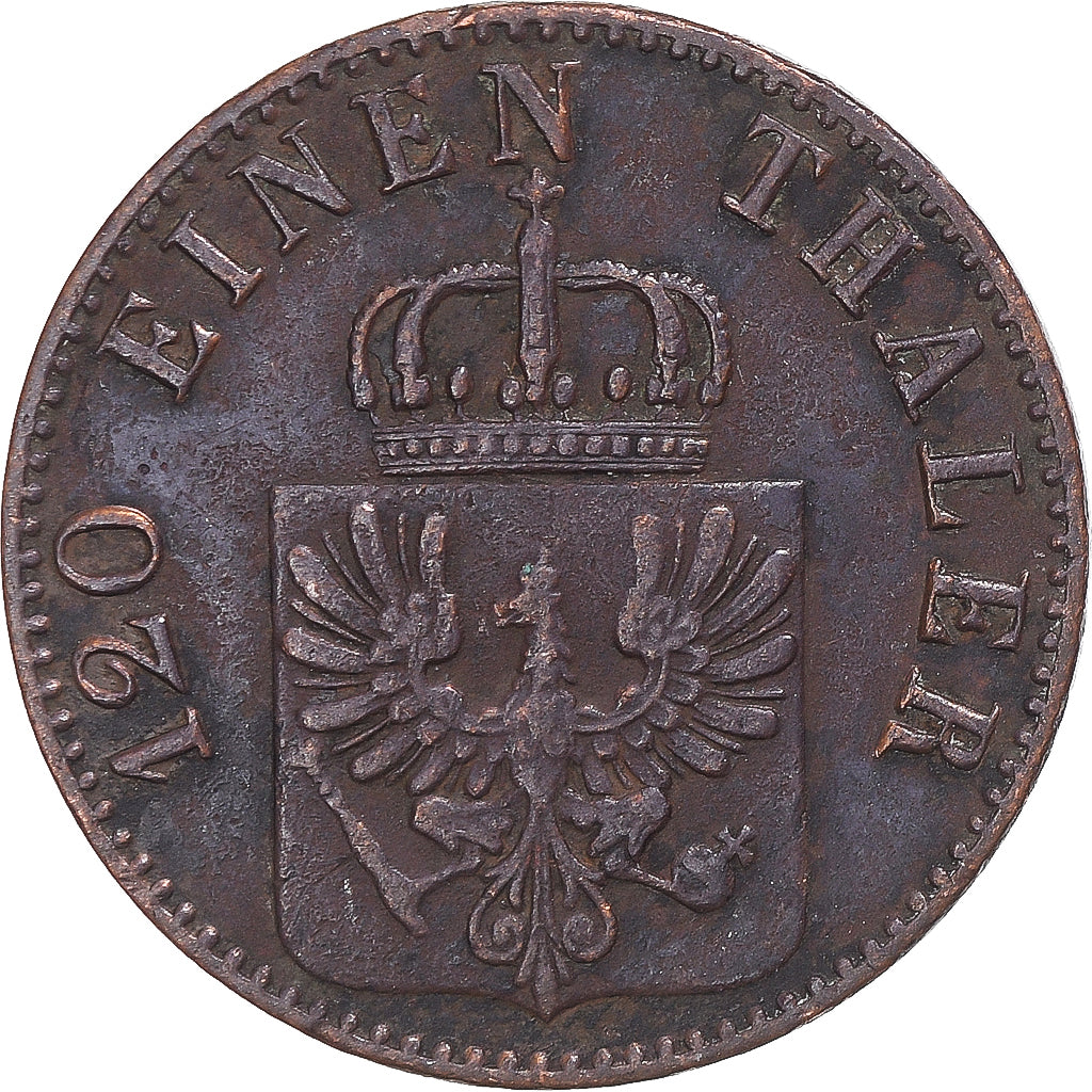 Moneta, Stati tedeschi, 3 Pfennig, 1864