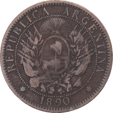 Monnaie, Argentine, 2 Centavos, 1890