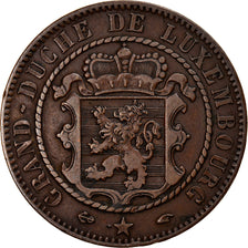 Coin, Luxembourg, William III, 10 Centimes, 1860, Paris, EF(40-45), Bronze