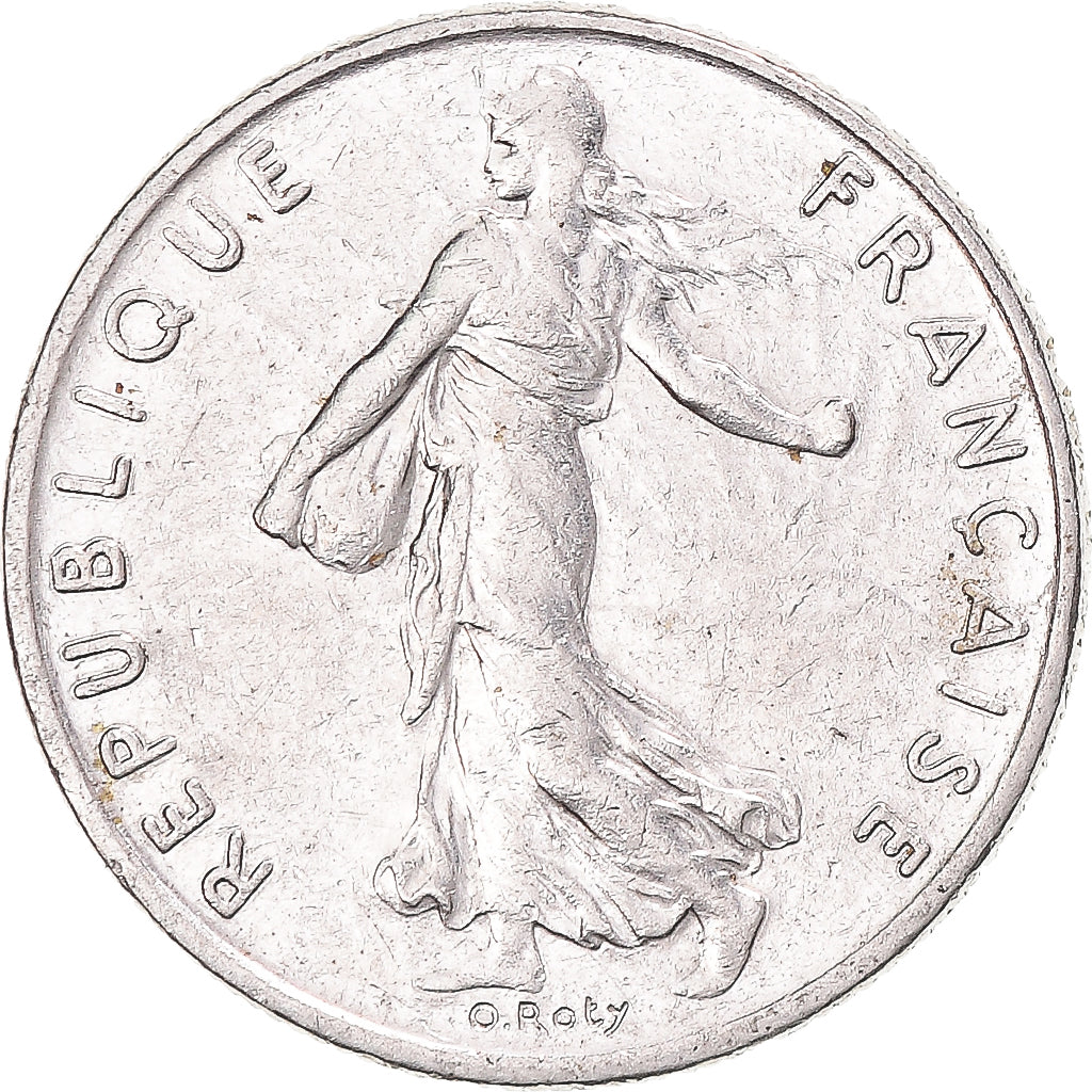 Münze, Frankreich, 1/2 Franc, 1991