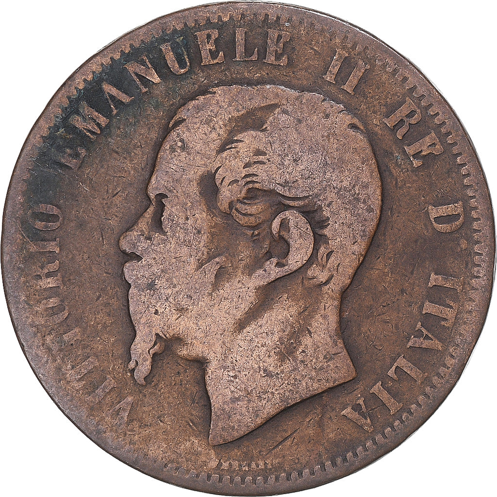 Moneta, Włochy, 10 Centesimi, 1866