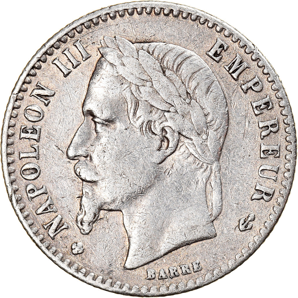 Moneda, Francia, Napoleon III, Napoléon III, 50 Centimes, 1864, Strasbourg
