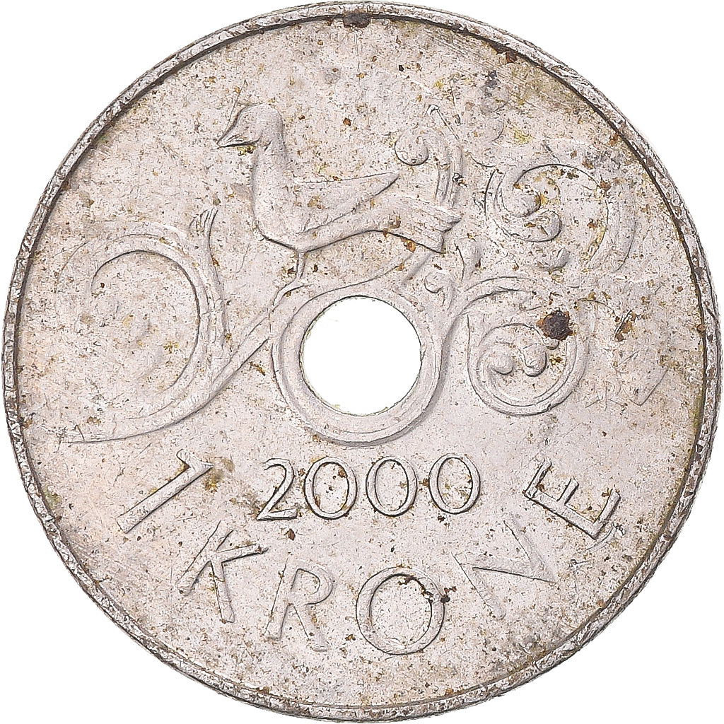 Munten, Noorwegen, Krone, 2000
