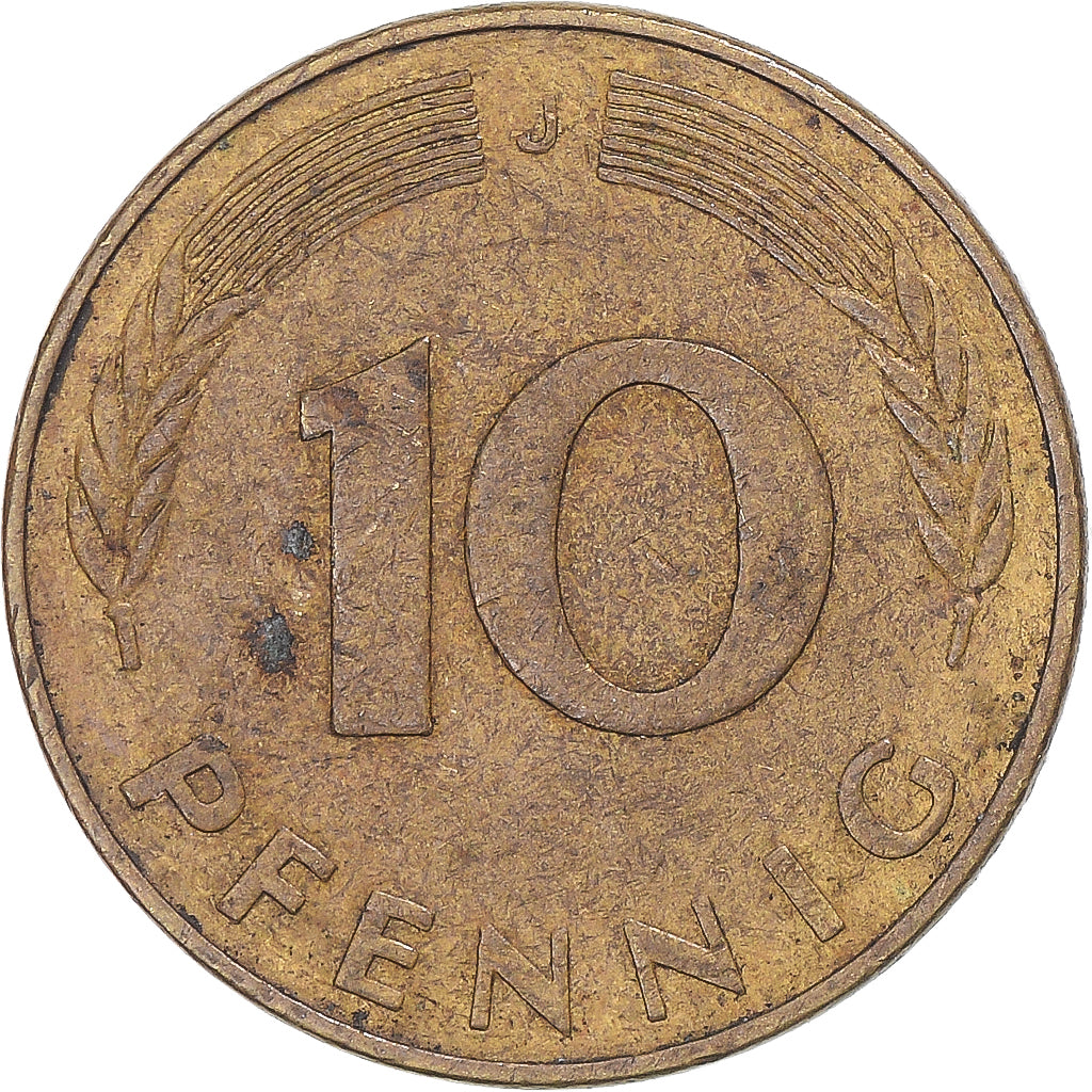 Coin, Germany, 10 Pfennig, 1978