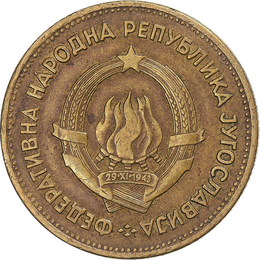 Moeda, Jugoslávia, 20 Dinara, 1955