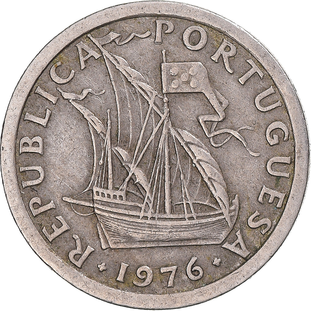 Moeda, Portugal, 2-1/2 Escudos, 1976