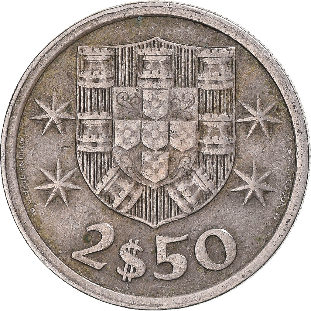 Moeda, Portugal, 2-1/2 Escudos, 1976