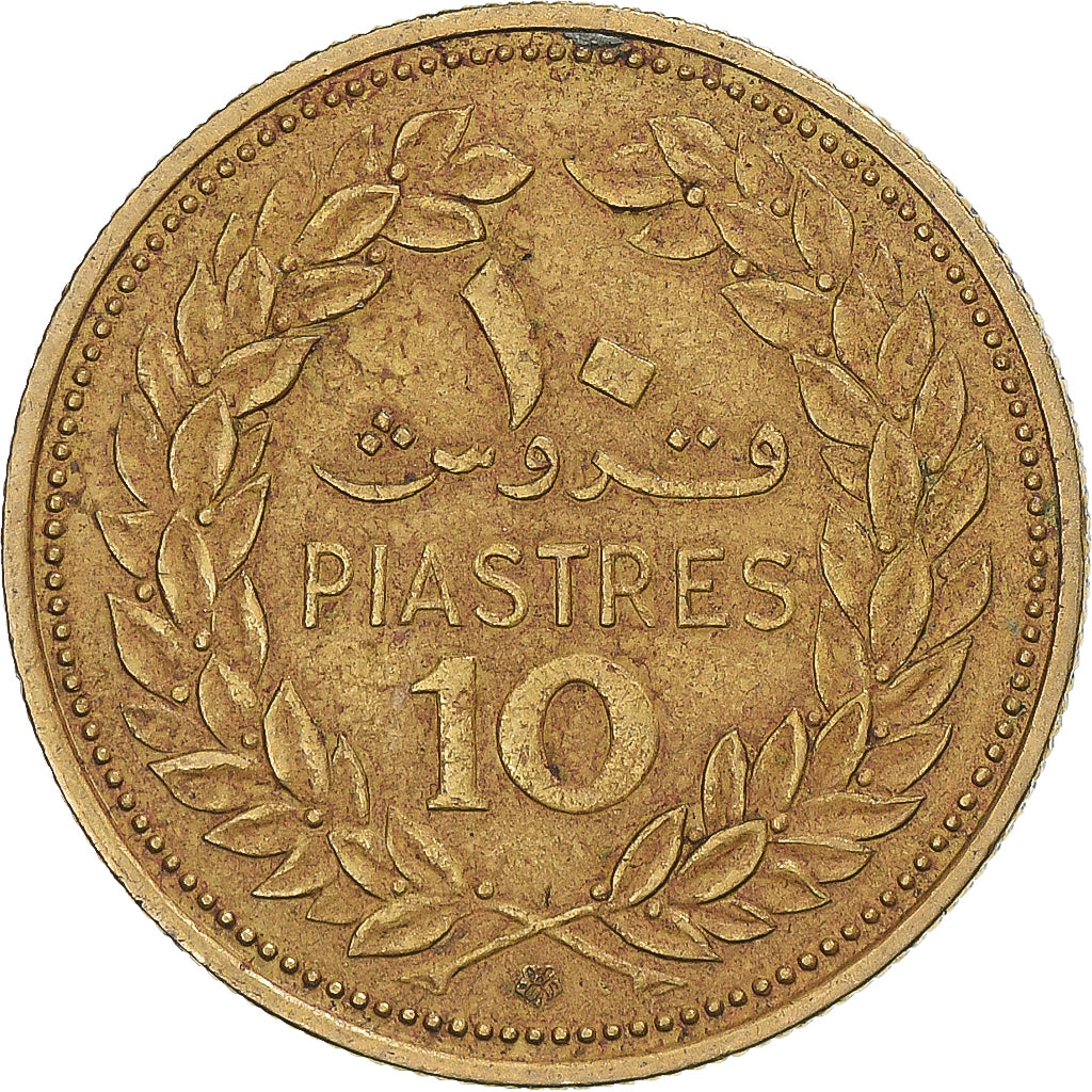 Moneta, Libano, 10 Piastres, 1969