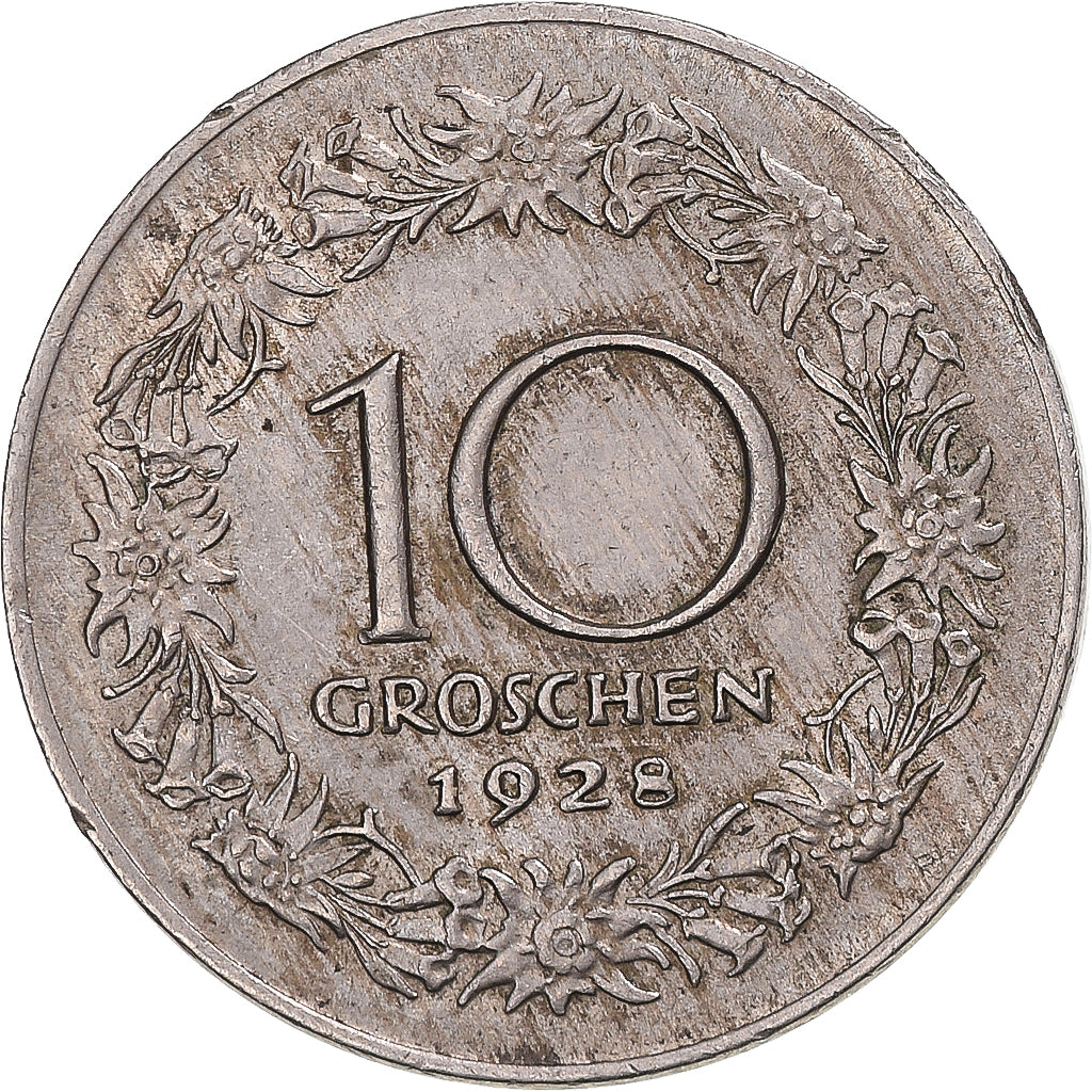 Coin, Austria, 10 Groschen, 1928