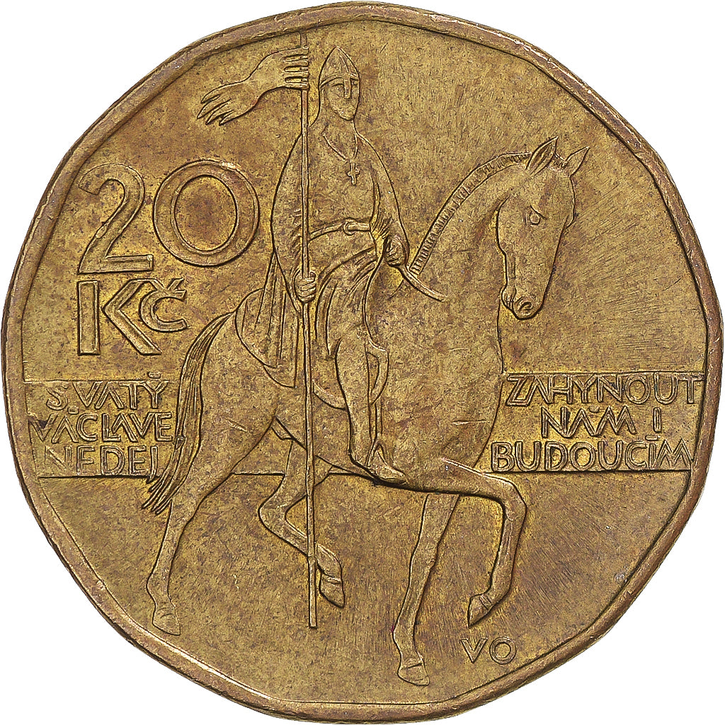 Moneta, Repubblica Ceca, 20 Korun, 1999