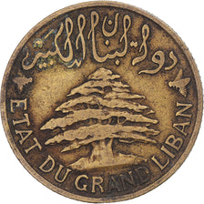 Coin, Lebanon, 5 Piastres, 1925