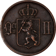 Coin, Norway, Oscar II, 2 Öre, 1891, VF(30-35), Bronze, KM:353