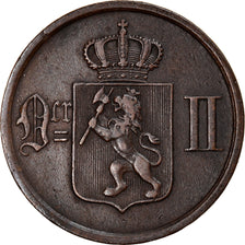 Coin, Norway, Oscar II, 2 Öre, 1893, VF(30-35), Bronze, KM:353