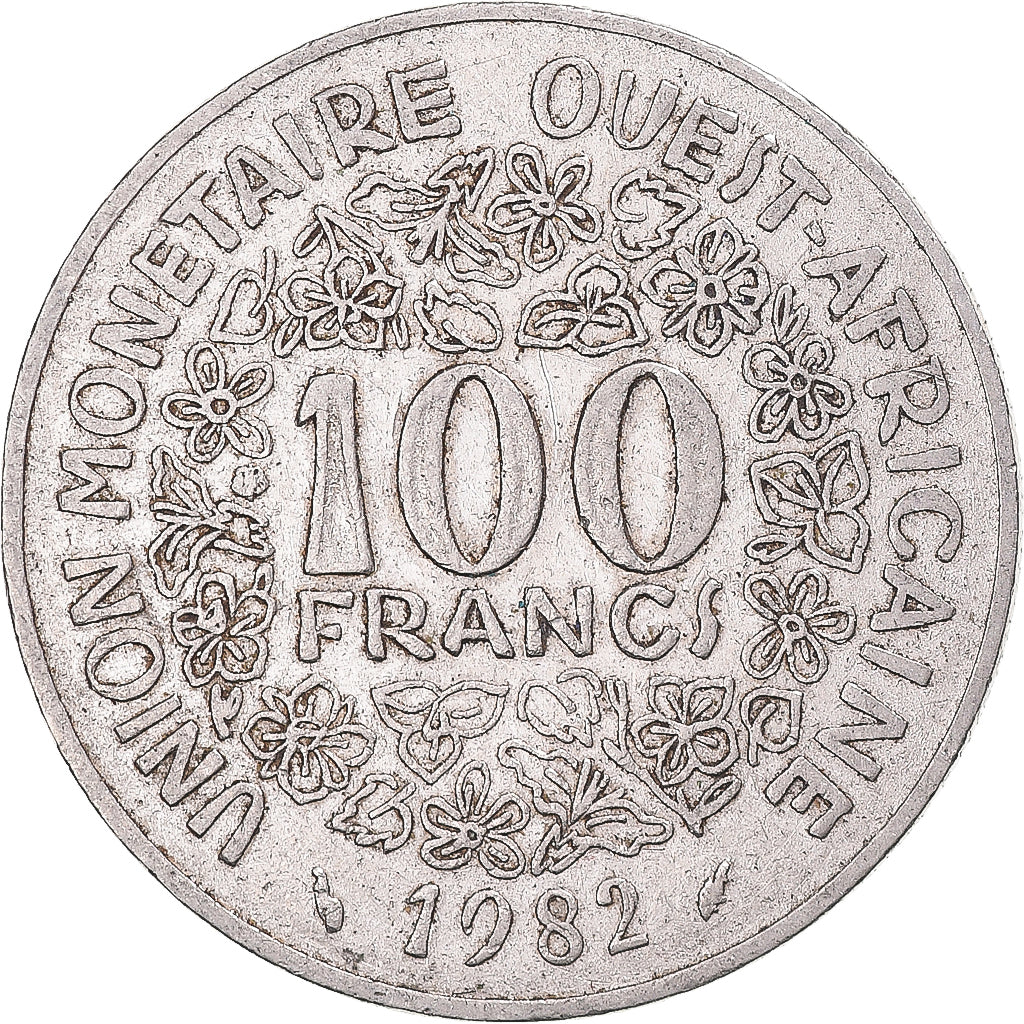 Münze, West African States, 100 Francs, 1982