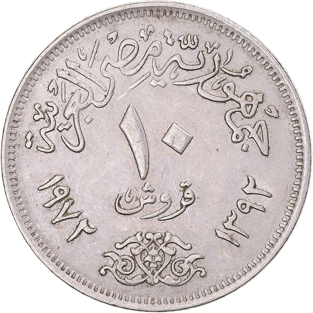 Moneta, Egipt, 10 Piastres, 1976