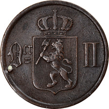 Coin, Norway, Oscar II, 2 Öre, 1897, VF(30-35), Bronze, KM:353