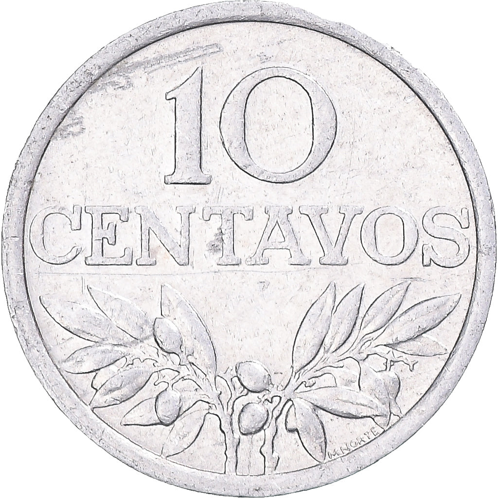 Münze, Portugal, 10 Centavos, 1976