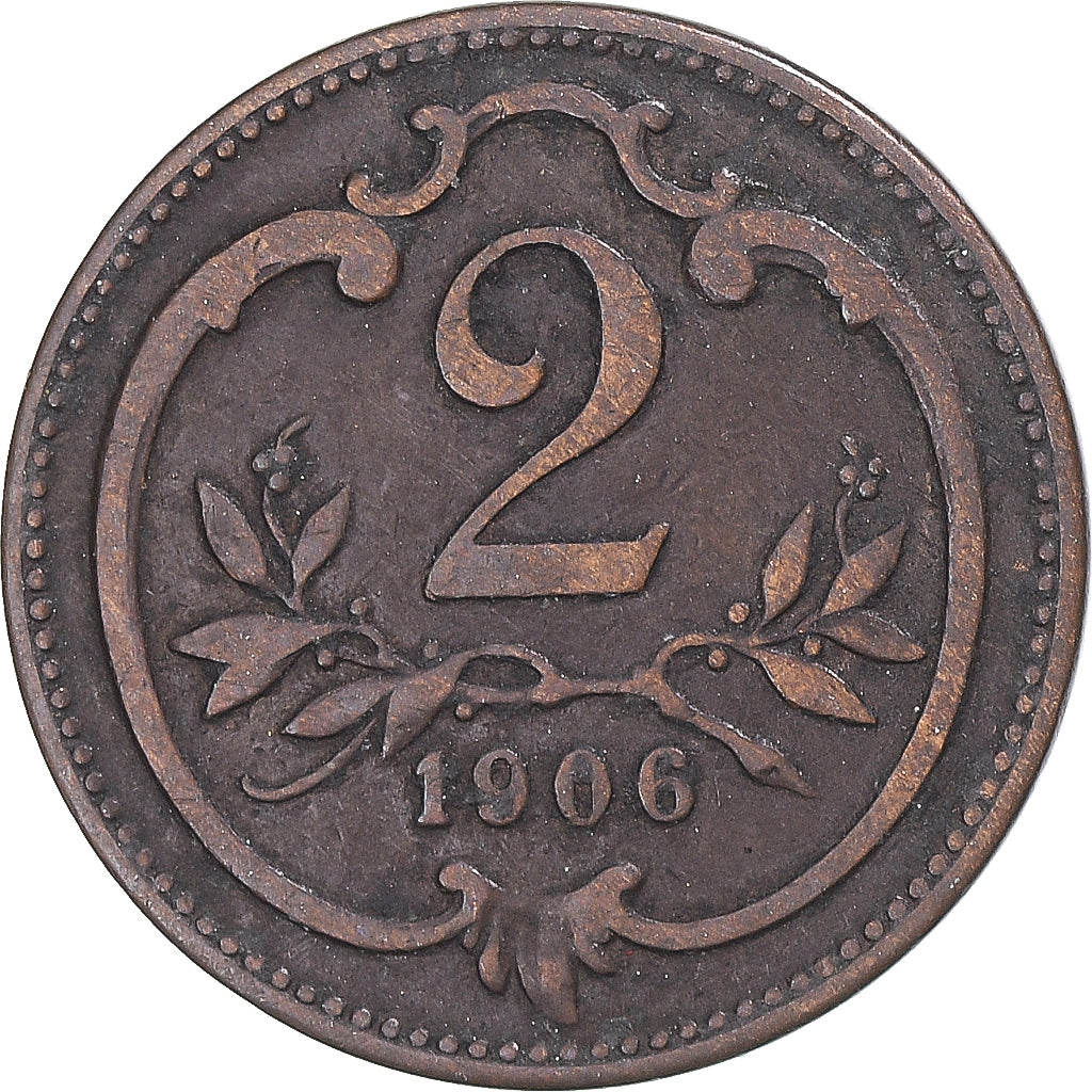 Monnaie, Suède, 2 Öre, 1906