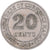 Monnaie, Malaisie, 20 Cents, 1948