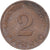 Moneta, Niemcy, 2 Pfennig, 1962