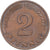 Moneta, Niemcy, 2 Pfennig, 1965